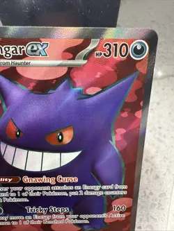 Pokemon TCG Gengar ex 193/162 Temporal Forces Ultra Rare NM - Image 3