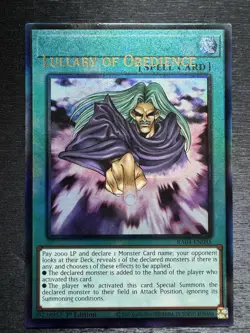 YuGiOh! Lullaby Of Obedience RA04 - Error Misprint Name Shift 1st Ed NM - Image 2