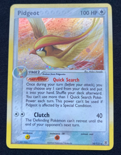 Pokemon Pidgeot 10/112 EX FireRed & LeafGreen Holo Rare Card LP/MP - Image 1