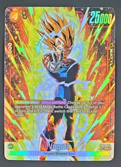 Vegeta SR Alt Art FB03-089 Dragon Ball Super Fusion World Eng Card - Image 1