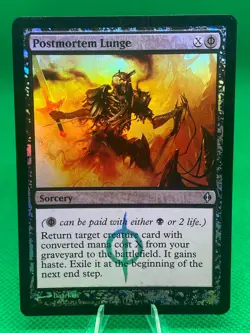 Postmortem Lunge - Foil New Phyrexia MTG Magic the Gathering - Image 1