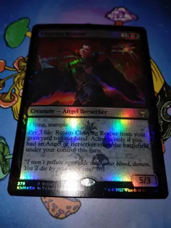 MTG Cleaving Reaper 376 Foil Promo Kaldheim Magic The Gathering - Image 1