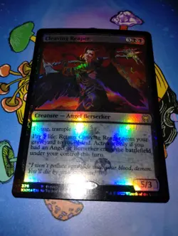 MTG Cleaving Reaper 376 Foil Promo Kaldheim Magic The Gathering - Image 3