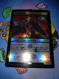 MTG Cleaving Reaper 376 Foil Promo Kaldheim Magic The Gathering - Image 4