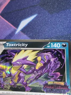 Pokemon TCG Toxtricity 017 Pre-Release Promo Phantasmal Flames - Image 3