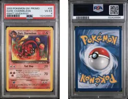 2000 Pokemon Dark Charmeleon W Stamp WOTC Kraft Giveaway Team Rocket PSA 4 - Image 1