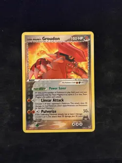 2004 Pokemon Team Magma vs Team Aqua Team Magma's Groudon #9/95 - Image 1