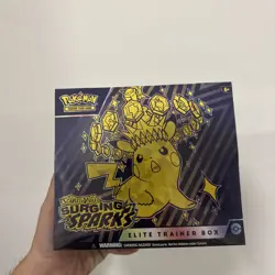 Pokemon TCG Scarlet & Violet Surging Sparks Elite Trainer Box | BRAND NEW SEALED - Image 1