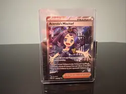 Pokemon TCG Acerola's Mischief 165/132 Mega Evolution Full Art Trainer PACKFRESH - Image 1