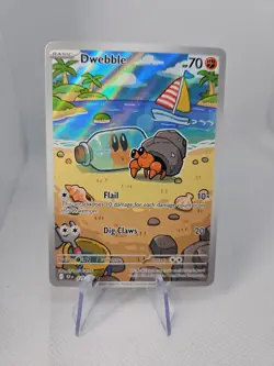 Dwebble Illustration Rare 129/086 Near Mint Black Bolt White Flare Pokemon TCG - Image 1