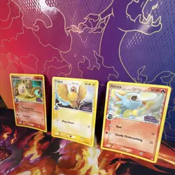 Pokemon TCG EX Holon Phantoms Pidgey Horsea Mankey Reverse Holo Stamped Lot LP - Image 2