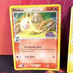 Pokemon TCG EX Holon Phantoms Pidgey Horsea Mankey Reverse Holo Stamped Lot LP - Image 4