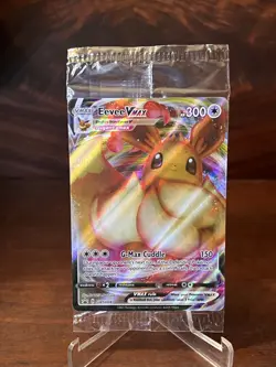 Eevee VMAX SWSH087 SWSH: Sword & Shield Promo Holo 🔥 SEALED Pokemon TCG Crispy! - Image 1
