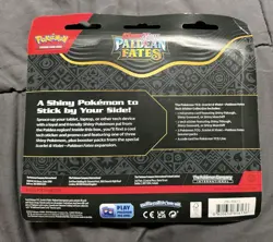 Pokemon Paldean Fates Tech Sticker Collection -maschiff - With 3 Booster Packs - Image 2