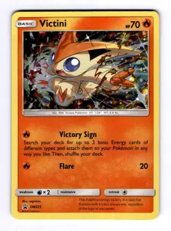 Victini - SM225 SM Promos #SM225 (2017) Promo Holo NM Pokemon - Image 1