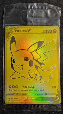 Pikachu V SWSH145 Celebrations UPC Sealed Promo Pokemon - Image 1