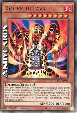 GOLEM DI LAVA • (Lava Golem) • Rara • DPBC IT034 • 1Ed • Yugioh! • ANDYCARDS - Image 1