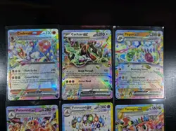 Tera Pokemon Ultra Rare ONLY Rainbow Borders Lot of 9 NM Cards - Image 2