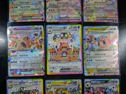 Tera Pokemon Ultra Rare ONLY Rainbow Borders Lot of 9 NM Cards - Image 3