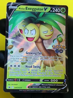 Alolan Exeggutor V SWSH225 SWSH: Sword & Shield Promo Cards Holo - Image 1