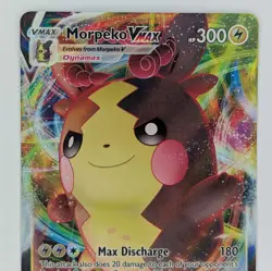 Morpeko Vmax 038/072 Ultra Rare Shining Fates Pokemon TCG Card NM - Image 2