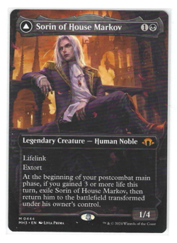 MTG Sorin of House Markov // Sorin, Ravenous Neonate - Borderless NM-Mint Modern - Image 1