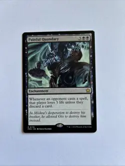 x1 Painful Quandary FDN Foundations MTG 179 RARE M/NM 1x - Image 1