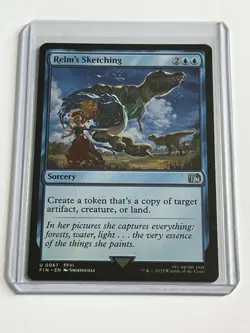 Relms Sketching 67 MTG Final Fantasy 2025 Mint - 9.0 + Uncommon Non Foil - Image 1