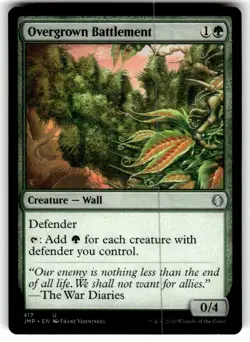 Overgrown Battlement Jumpstart JMP MTG NM Regular - Image 1