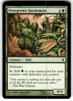 Overgrown Battlement Rise of the Eldrazi Regular MTG NM - Image 1