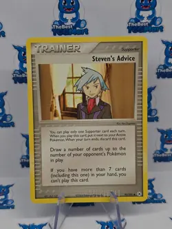 Steven's Advice 92/101 Ex Hidden Legends Pokemon LP - Image 1