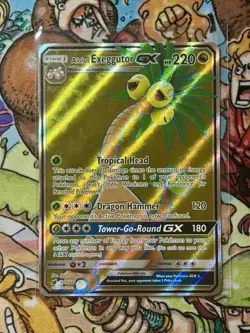 TCG Pokemon Alolan Exeggutor GX (Full Art) 107/111 Sm-Crimson Invasion Holo - Image 1