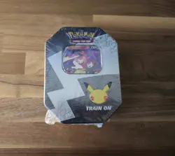 Pokemon TCG 25th Anniversary Celebrations Booster Pack Tin Charizard V Sealed - Image 1