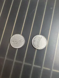 Vintage Pokemon TCG Metal Coins - Pikachu & Lugia - Image 2
