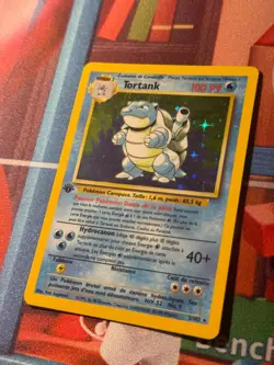 Pokemon FRENCH Blastoise Zapdos Poliwhiri Base Set 1st Edition Holofoil Bundle - Image 2