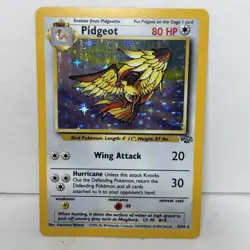Pokemon TCG Pidgeot Jungle 8/64 Holo Unlimited Holo Rare LP+ - Image 1