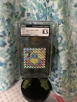 Squirtle Artbox Pokemon Stickers Series 1 Prizm #PR22 1999 - Rare Vintage Collec - Image 5