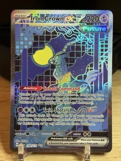 Pokemon Iron Crown ex 158/131 SV: Prismatic Evolutions Special Illustration SIR - Image 1
