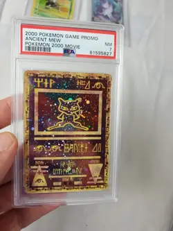 2000 Pokemon Movie Ancient Mew Rookie Promo PSA 7 From Sealed Pack To Grader - Image 3