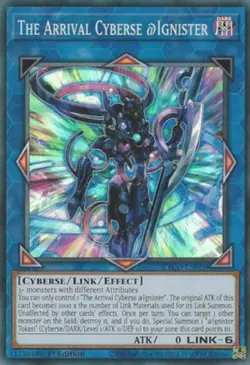 Yugioh! LP The Arrival Cyberse @Ignister - ETCO-EN050 - Super Rare - 1st Edition - Image 1