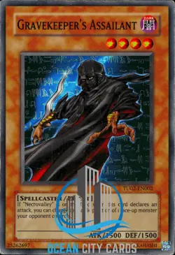 Yugioh Gravekeeper's Assailant TU02-EN002 Super Rare HP - Image 1