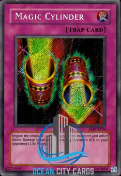 Yugioh Magic Cylinder LON-E104 / LON-EN 104Secret Rare MP - Image 1