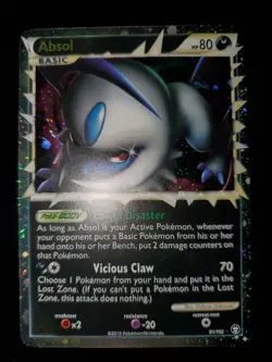 Absol Prime 91/102 Holo Ultra Rare Pokemon TCG Card HGSS Triumphant LP-NM - Image 3