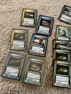 Star Trek CCG Vintage Voyager Hirogen Kazon Pralor lot of cards unplayed - Image 2