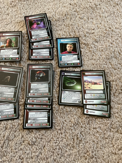 Star Trek CCG Vintage Voyager Hirogen Kazon Pralor lot of cards unplayed - Image 4