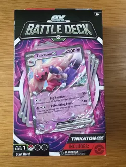 Pokemon TCG ex Battle Deck 2023 Tinkaton ex 60-Card Ready to Play Deck New - Image 1