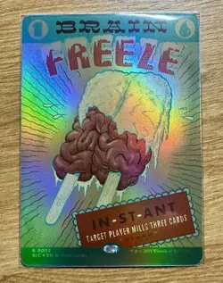 Magic the Gathering Secret Lair Encyclopedia Of Magic FOIL Brain Freeze - Image 1