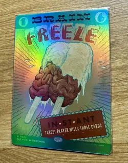 Magic the Gathering Secret Lair Encyclopedia Of Magic FOIL Brain Freeze - Image 2