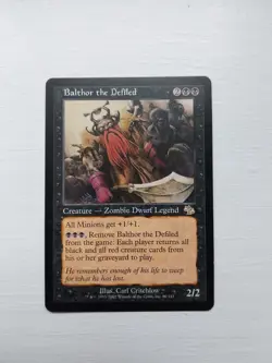MTG [Magic the Gathering] Balthor the Defiled Judgement rare NM/M [Commander] - Image 1