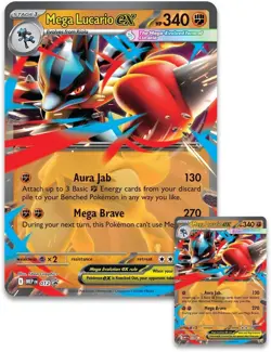 Pokemon TCG Mega Lucario ex Premium Figure Collection Box Factory Sealed - Image 3